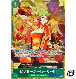 More Pizza!! OP07-037 Premium Card Best Selection Vol.4 ONE PIECE Card Japanese - Image 1