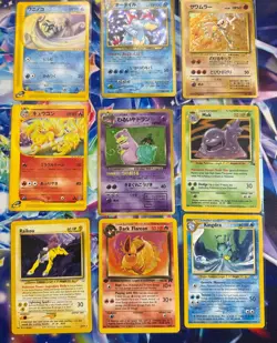 Vintage Pokemon Card Lot! 4 Holos! 3 First Editions! 9 Card Lot! LP-MP - Image 1