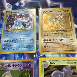 Vintage Pokemon Card Lot! 4 Holos! 3 First Editions! 9 Card Lot! LP-MP - Image 3