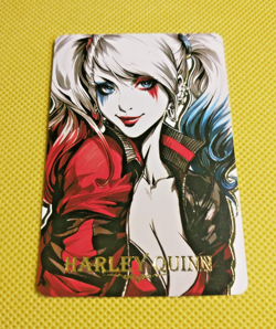 Harley quinn Premium Anime GOLD FOIL NAME Waifu Art Card - Image 1