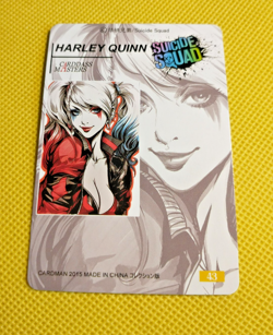 Harley quinn Premium Anime GOLD FOIL NAME Waifu Art Card - Image 2