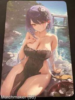 Matchmaker Spicy Waifu NSFW A5 Size Card Board Yelan Genshin Impact Spring - Image 1