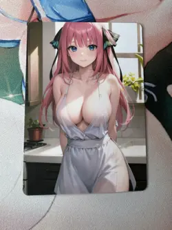 (NSFW) Nino Nakano The Quintessential Quintuplets Waifu Anime Custom Card - Image 1