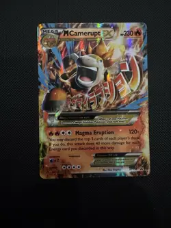 M Camerupt EX XY198a Full Art Black Star Promo Ultra Rare Pokemon Card 2017 NM - Image 1