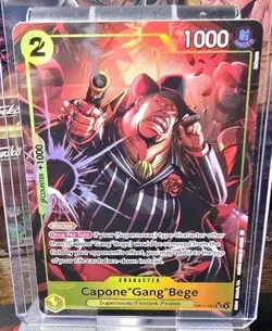 Capone Gang Bege OP-11 (101) SR Alt Art One Piece Card Game English NM - Image 1