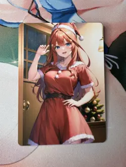 (NSFW) Itsuki Nakano The Quintessential Quintuplets Waifu Anime Custom Card - Image 1