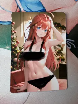 (NSFW) Itsuki Nakano The Quintessential Quintuplets Waifu Anime Custom Card - Image 2