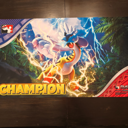 Pokemon TCG League Cup Champion Playmat 2024 Raging Bolt - Image 1
