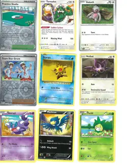 Mixed Lot Of 9 Pokemon Cards Game Freak & TCG At least one Reverse Holo (E1-31) - Image 1