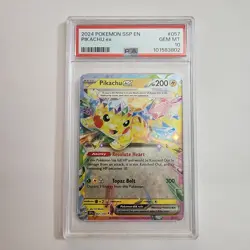 PIKACHU ex - PSA 10 GEM MT - Surging Sparks - #057 - Pokemon - Image 1
