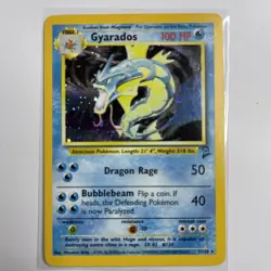 Pokemon Gyarados Holo Rare Card 7/130 Base Set 2 - Image 1