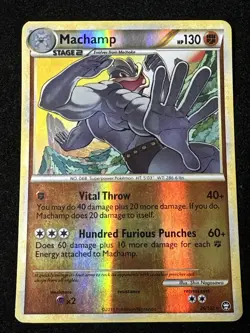 Pokemon TCG: Machamp (Reverse Holo) - 26/102 - HGSS: Triumphant - MP - Image 1