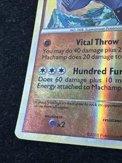 Pokemon TCG: Machamp (Reverse Holo) - 26/102 - HGSS: Triumphant - MP - Image 2