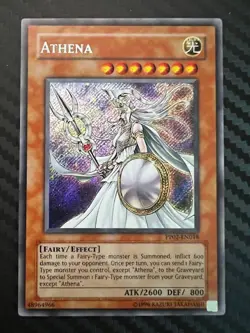 Yugioh Athena PP02-EN018 Secret Rare Unlimited MP/HP - Image 1