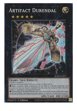 x3 Artifact Durendal - JUSH-EN057 - Super Rare - YuGiOh - Image 1