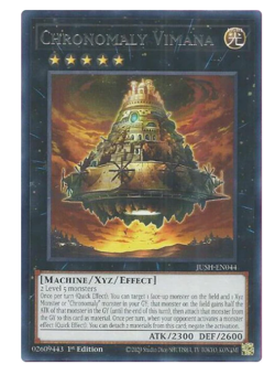 x3 Chronomaly Vimana - JUSH-EN044 - Rare - YuGiOh - Image 1
