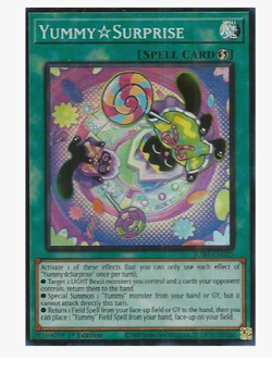 x3 Yummy Surprise JUSH-EN025 - Super Rare - YuGiOh - Image 1