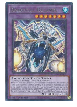 x3 Dracotail Gulamel - JUSH-EN007 - Rare - YuGiOh - Image 1