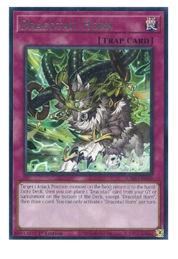 x3 Dracotail Horn - JUSH-EN010 - Rare - YuGiOh - Image 1