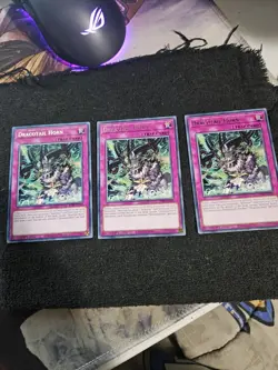 x3 Dracotail Horn - JUSH-EN010 - Rare - YuGiOh - Image 1