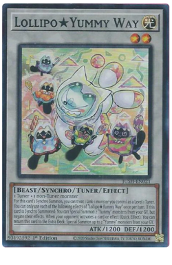 Lollipo Yummy Way JUSH-EN021 - Super Rare - YuGiOh - Image 1