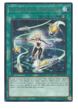 x3 Sky Striker Mecha - Hornet Drones - JUSH-EN053 - Rare - YuGiOh - Image 1