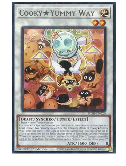 x3 Cooky Yummy Way - JUSH-EN020 - Rare - YuGiOh - Image 1