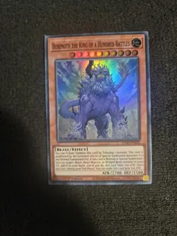 Behemoth The King Of A Hundred Battles JUSH-EN050 - Super Rare - YuGiOh - Image 1