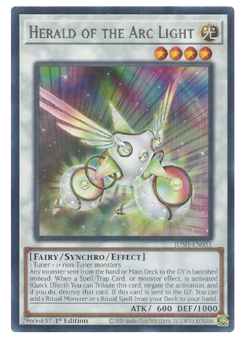 x3 Herald of the Arc Light - JUSH-EN051 - Rare - YuGiOh - Image 1