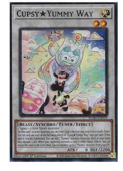 Cupsy Yummy Way - JUSH-EN019 - Super Rare - YuGiOh - Image 1