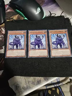 x3 Behemoth the King of a Hundred Battles - JUSH-EN050 - Rare - YuGiOh - Image 1