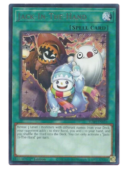 x3 Jack-In-The-Hand - JUSH-EN054 - Rare - YuGiOh - Image 1