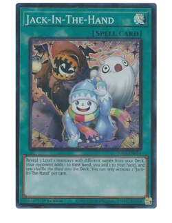 x3 Jack-In-The-Hand - JUSH-EN054 - Super Rare - YuGiOh - Image 1