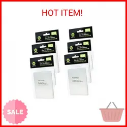 600 Count Precise -Fit 64 x 89 mm Clear Inner Card Sleeves, Transparent Soft Car - Image 1