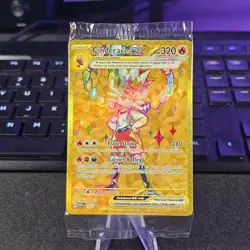 SEALED Cinderace ex SVP 163 Gold Full Art Black Star Promo Pokemon Card - Image 1