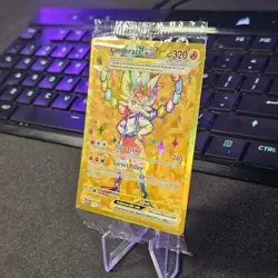 SEALED Cinderace ex SVP 163 Gold Full Art Black Star Promo Pokemon Card - Image 2