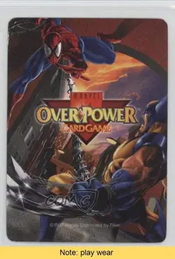 1997 Marvel Overpower Collectible Card Game Power Cards Black Panther READ 0b5 - Image 2