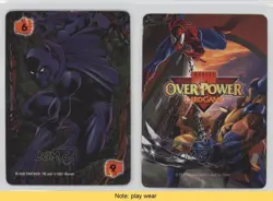 1997 Marvel Overpower Collectible Card Game Power Cards Black Panther READ 0b5 - Image 3