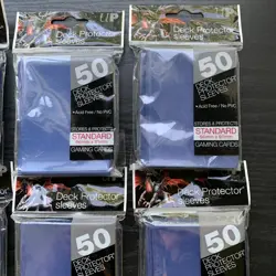 Card Supplies - Ultra Pro DECK PROTECTORS BLUE (Lot of 6 -300 Sleeves) standard - Image 2