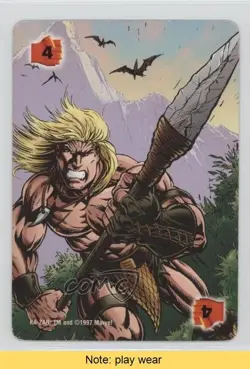 1997 Marvel Overpower Collectible Card Game Power Cards Ka-Zar READ 0b5 - Image 1