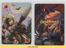 1997 Marvel Overpower Collectible Card Game Power Cards Ka-Zar READ 0b5 - Image 3