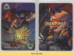 1997 Marvel Overpower Collectible Card Game Power Cards Thunderbird READ 0b5 - Image 3
