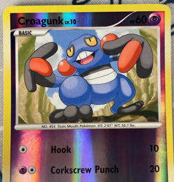 Croagunk 101/147 Reverse Holo Platinum Supreme Victors Pokemon Card 2009 NM/LP - Image 2