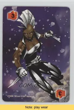 1997 Marvel Overpower Collectible Card Game Power Cards Storm READ 0b5 - Image 1
