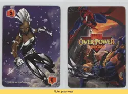 1997 Marvel Overpower Collectible Card Game Power Cards Storm READ 0b5 - Image 3