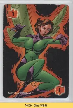1997 Marvel Overpower Collectible Card Game Power Cards The Wasp Wasp READ 0b5 - Image 1