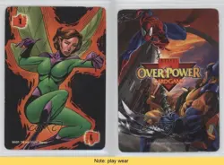 1997 Marvel Overpower Collectible Card Game Power Cards The Wasp Wasp READ 0b5 - Image 3