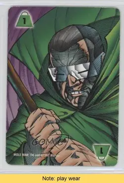 1997 Marvel Overpower Collectible Card Game Power Cards Mole Man READ 0b5 - Image 1