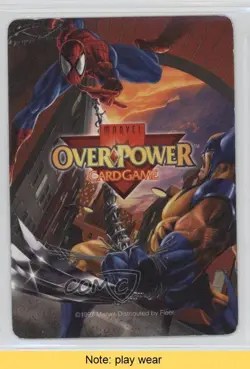1997 Marvel Overpower Collectible Card Game Power Cards Mole Man READ 0b5 - Image 2