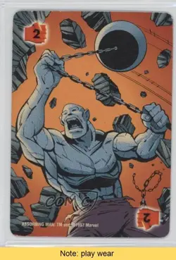 1997 Marvel Overpower Collectible Card Game Power Cards Absorbing Man READ 0b5 - Image 1